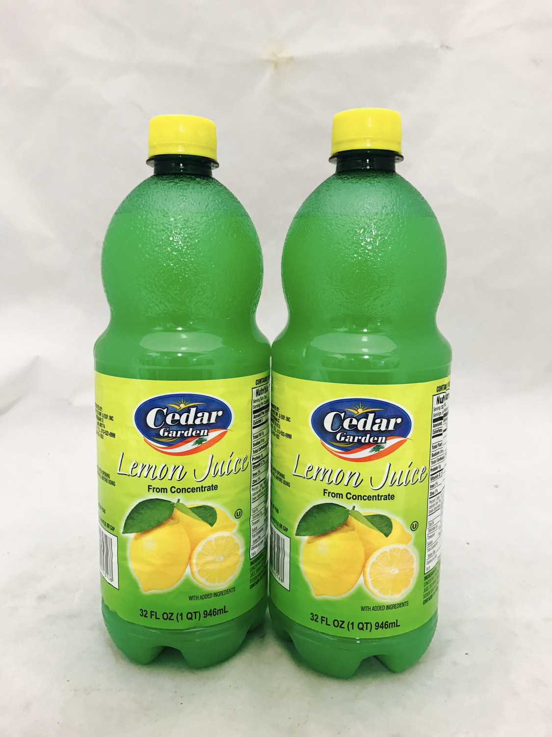 Cedar garden lemon juice 4x1 galon