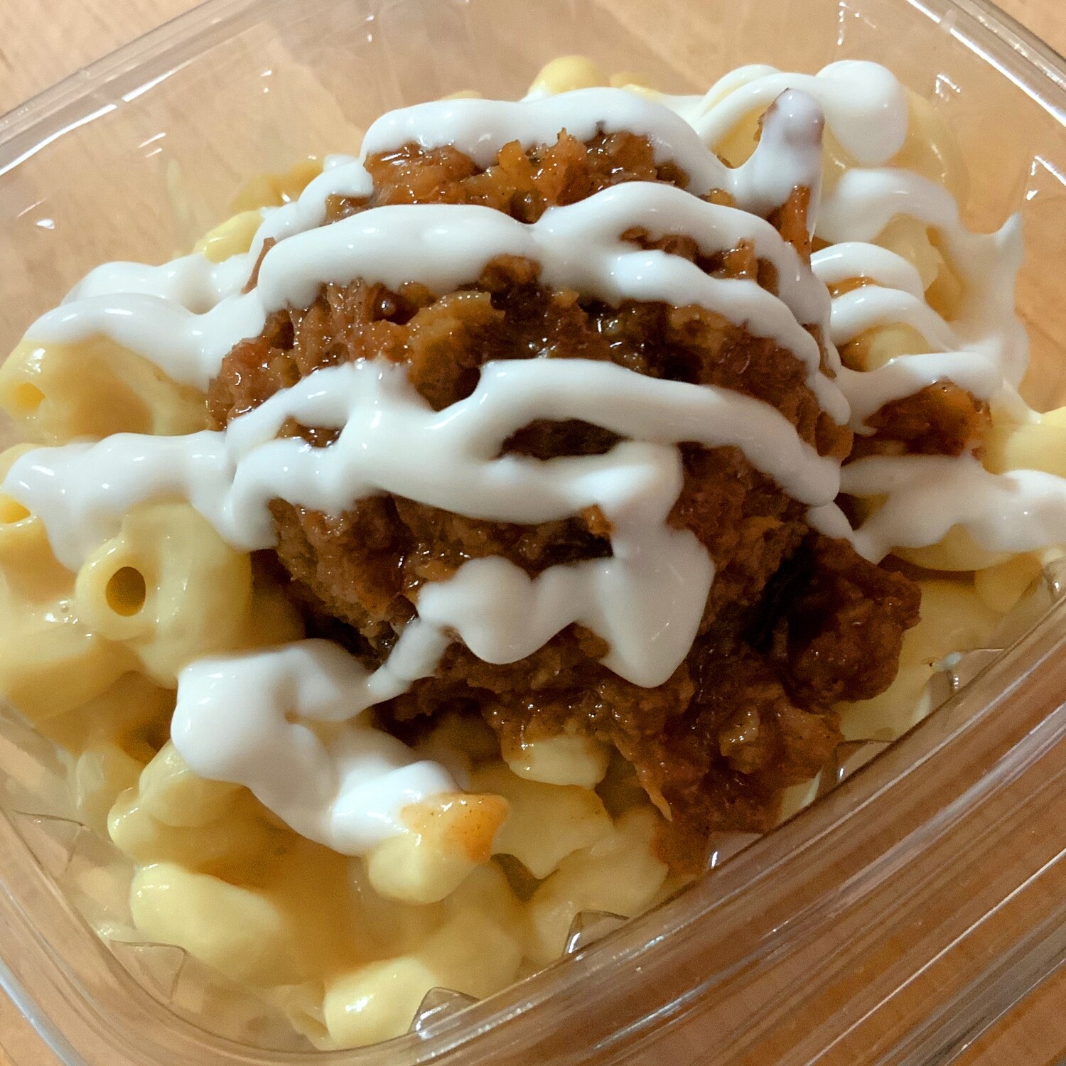 BBQ Pulled Porkless Mac n Cheese (2 servings)
