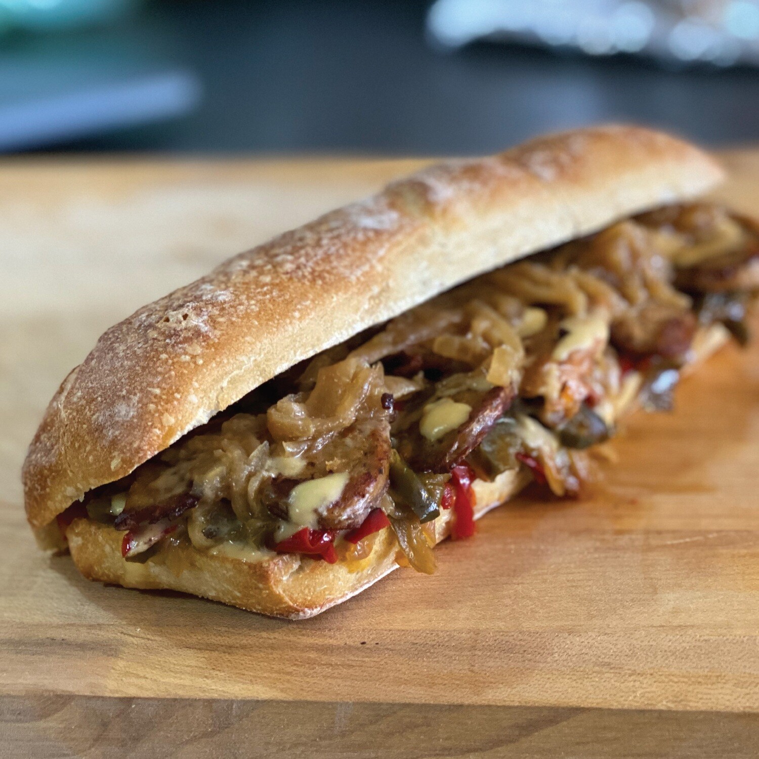 Sausage, Peppers and Onions Hero