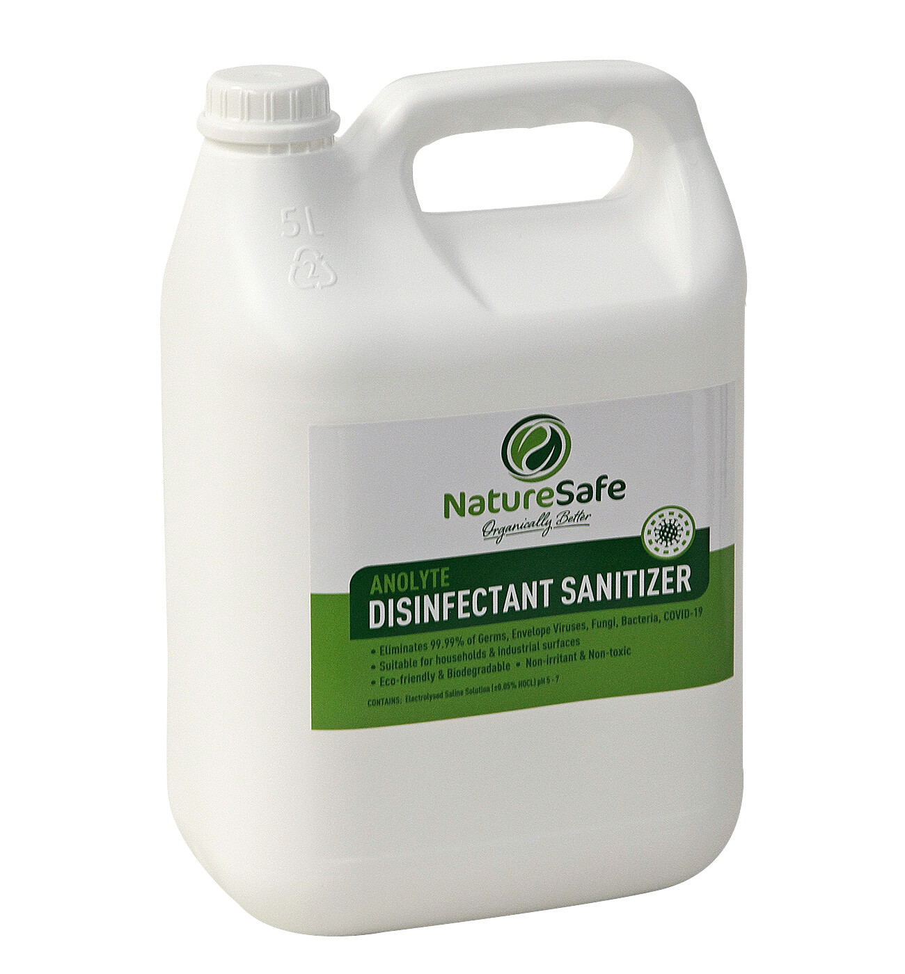 NatureSafe 2.5L Anolyte Humidifying Solution