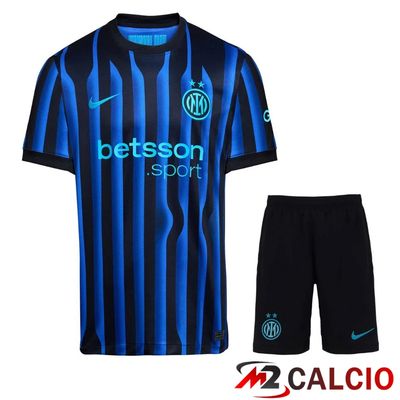 Maglie Calcio Inter Milan Prima Blu Nero 2025/2026