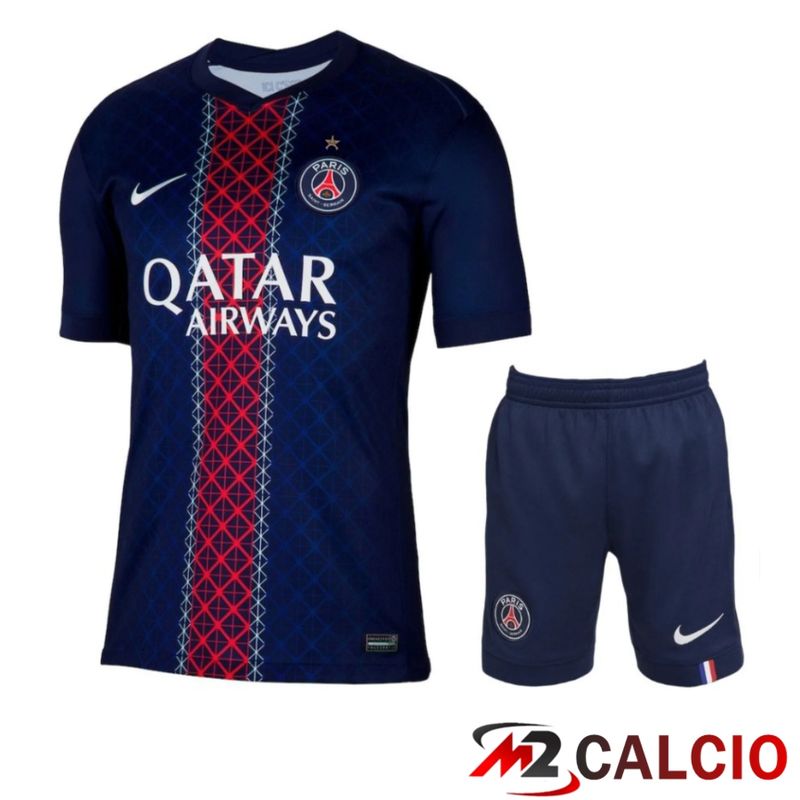 Maglie Calcio Paris PSG Prima Blu Reale 2025/2026