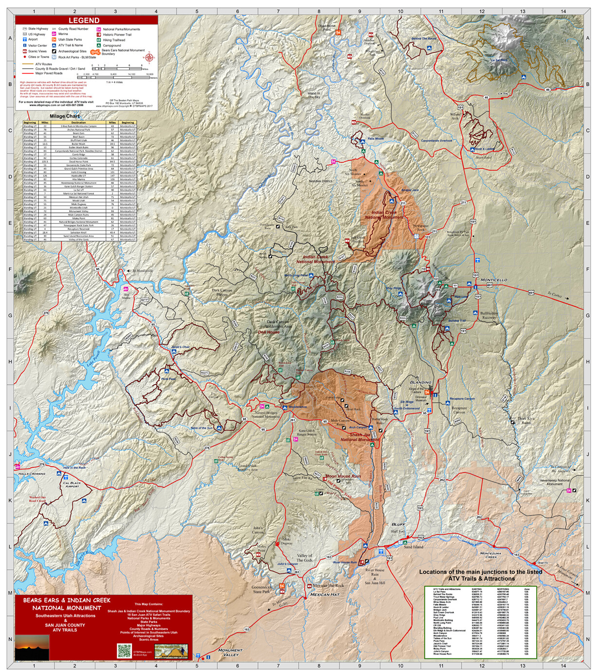 Bears Ears National Monument San Juan County Utah Attractions