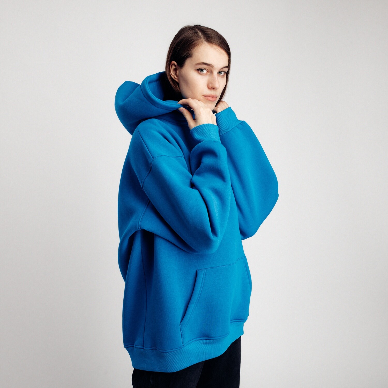 Basic wear. Меланж цвет. Basic wear. Basic wear. Серый свитшот.