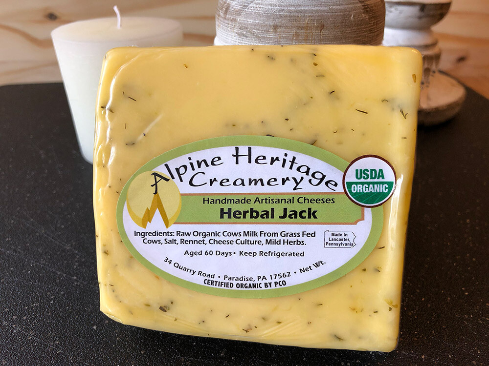 Organic Herbal Jack Cheese Full Quiver Farm