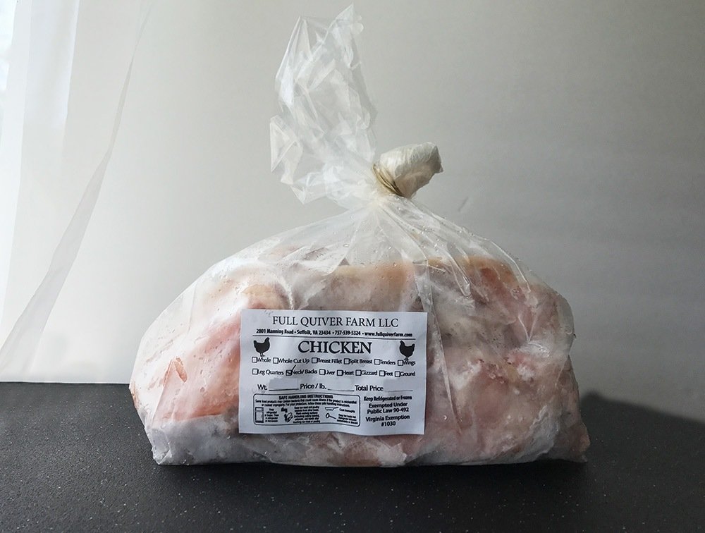 Chicken Necks and Backs Save 50 Full Quiver Farm