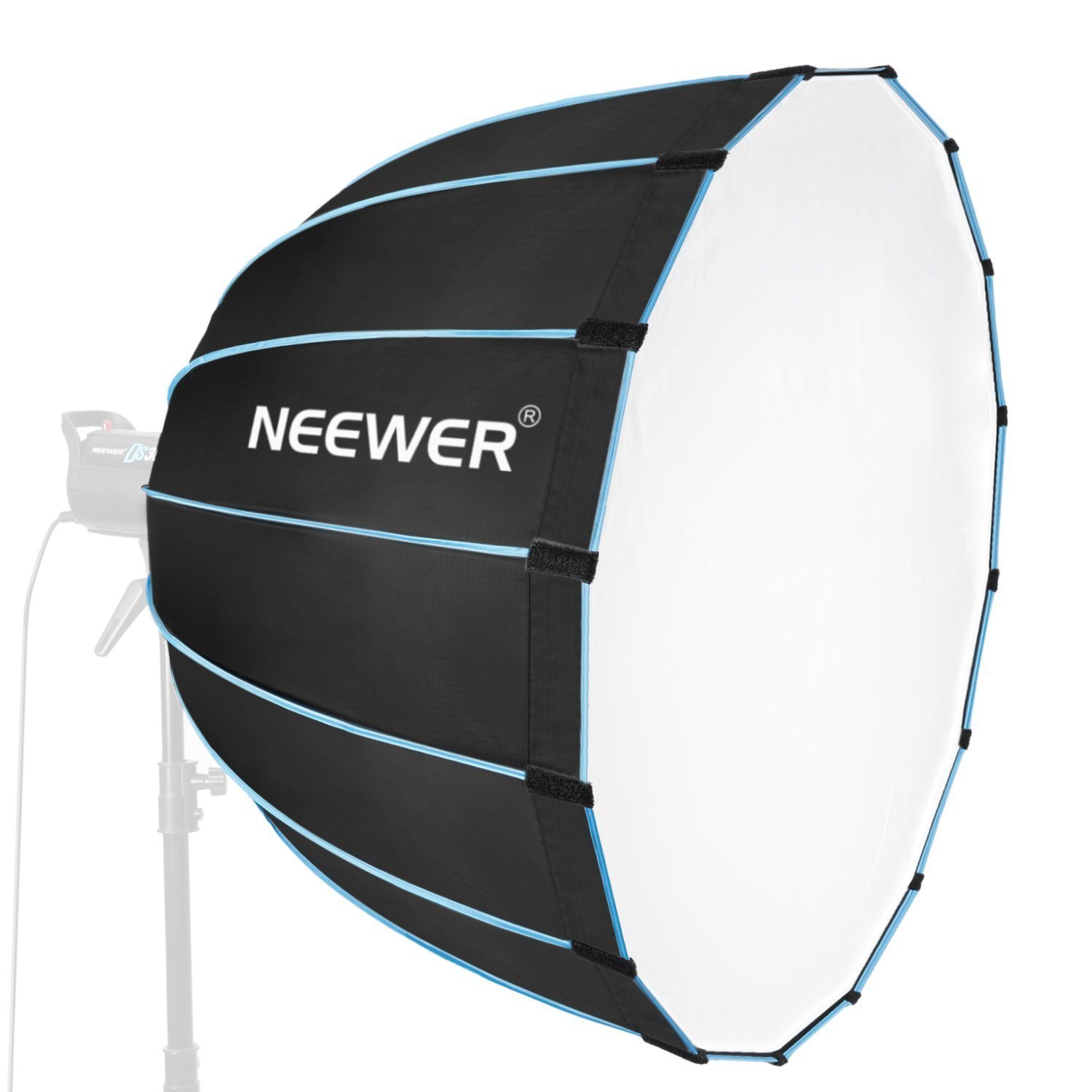 Neewer Hexadecagon Softbox 36 inches/90 centimeters with Blue Rim and