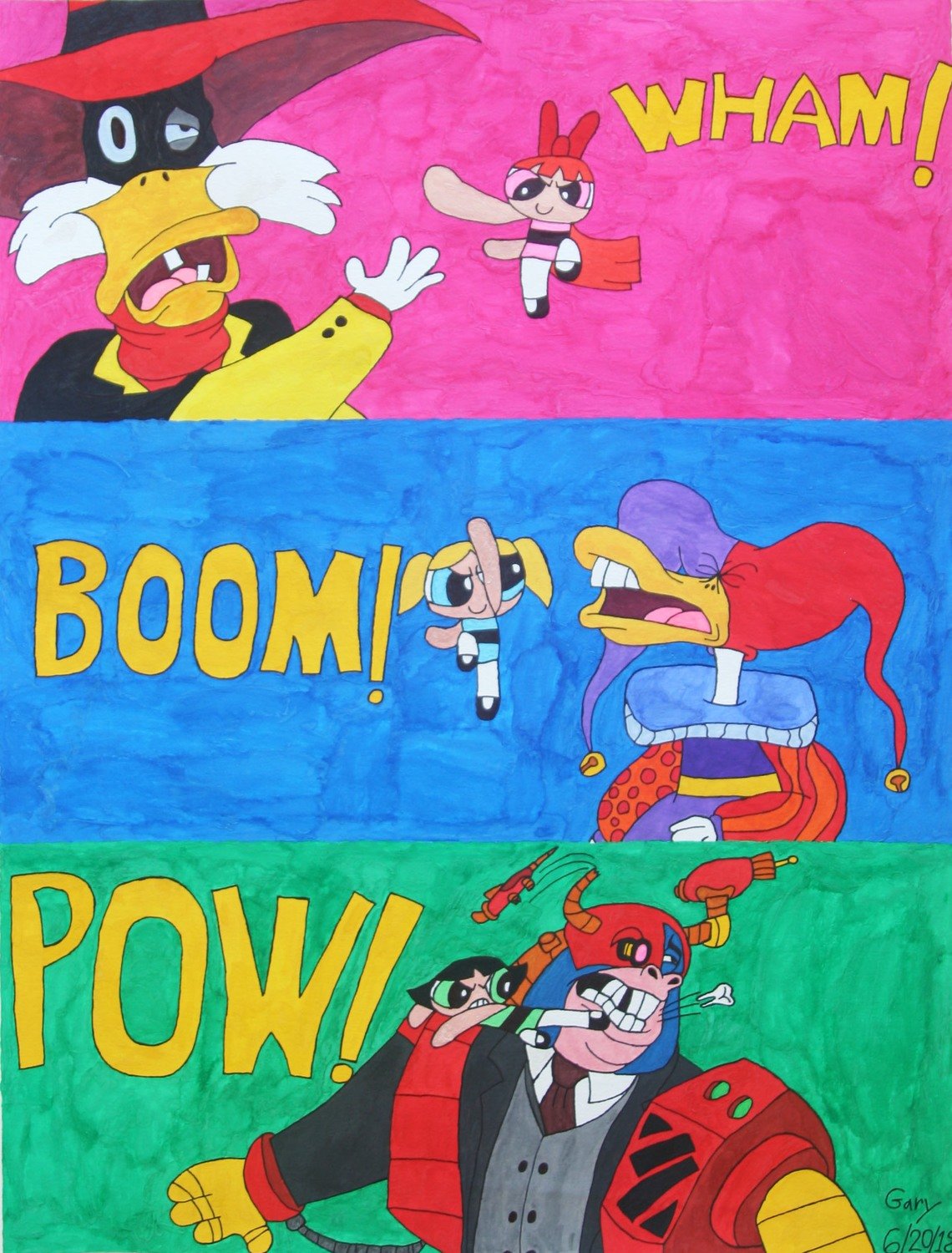 Powerpuff Girls v.s. Darkwing Duck Villains