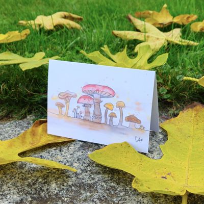 One-Line-Kollektion - Pilze