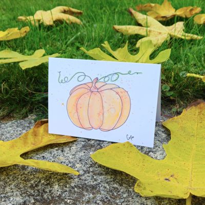 One-Line-Kollektion - Kürbis