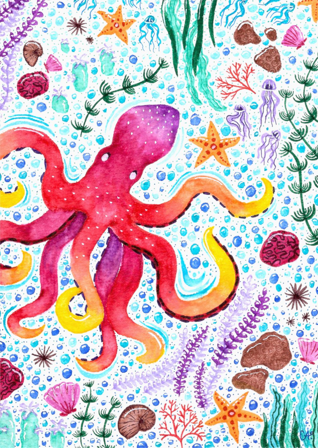 Sommerkollektion - Oktopus