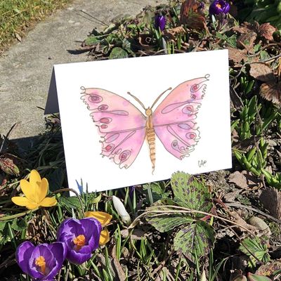 One-Line-Kollektion - Schmetterling