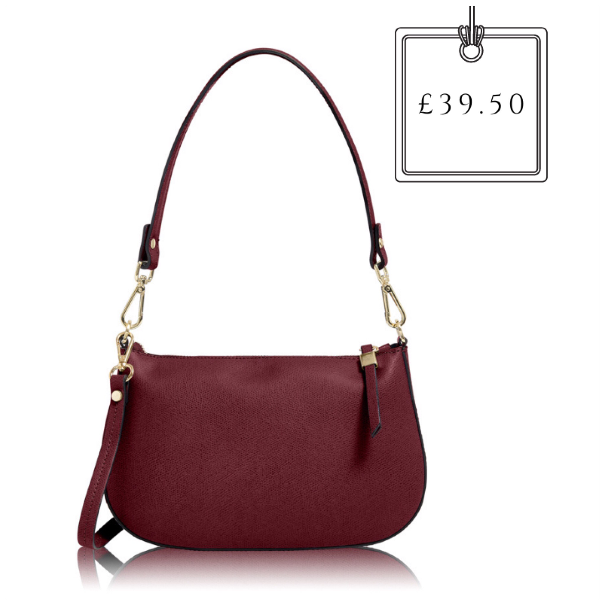 Classic Leather Shoulder Bag