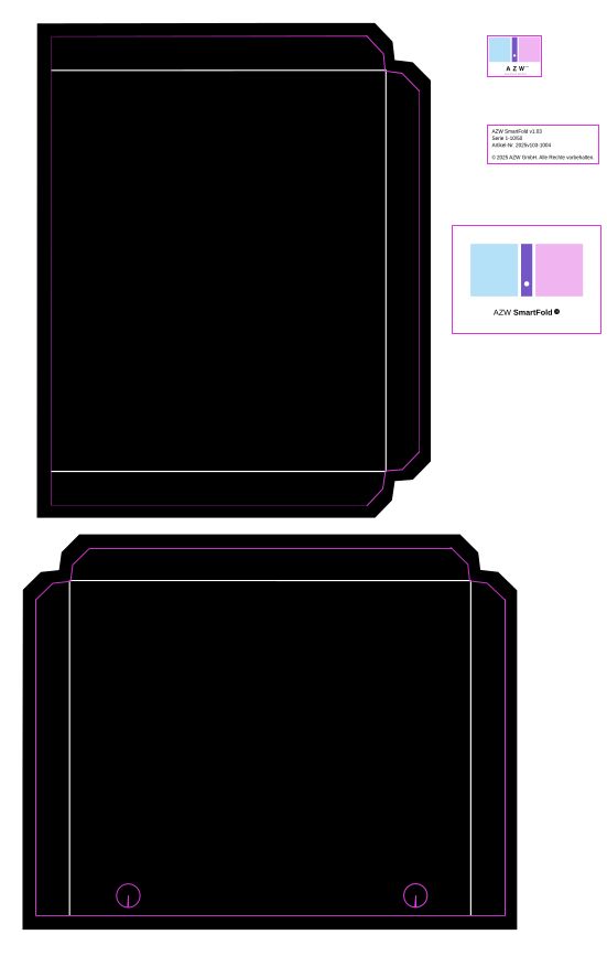 Aufkleber Deko, schwarz, matt