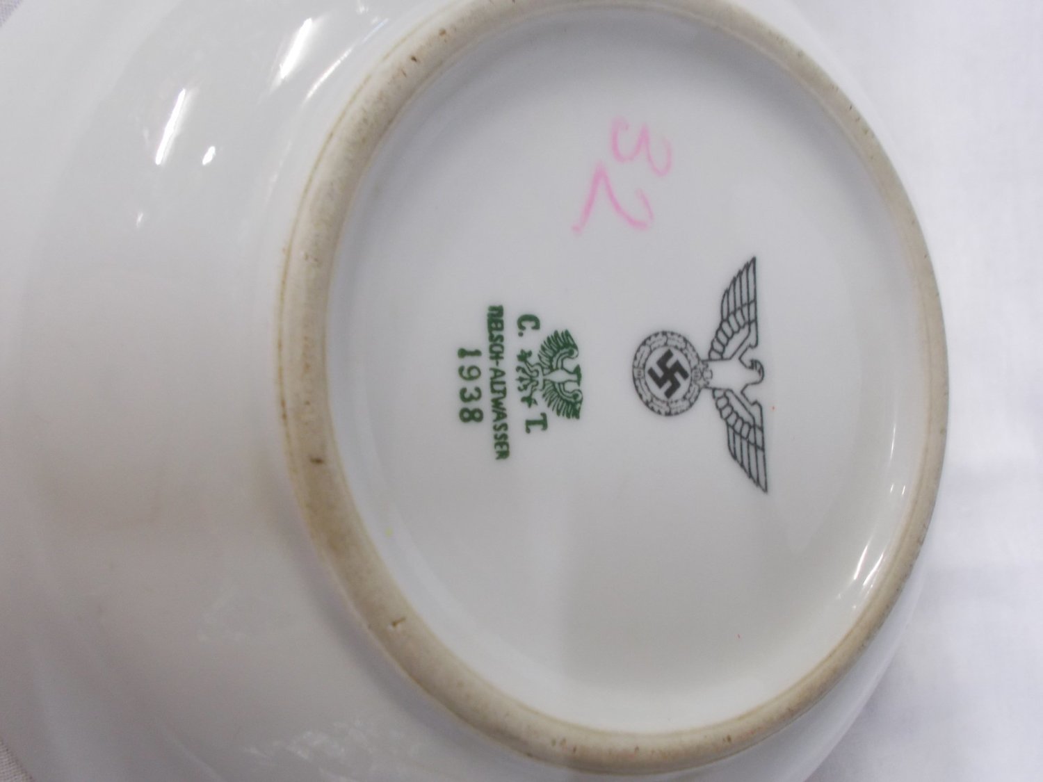 WW11 German Luftwaffe dated 1938 China small Bowl