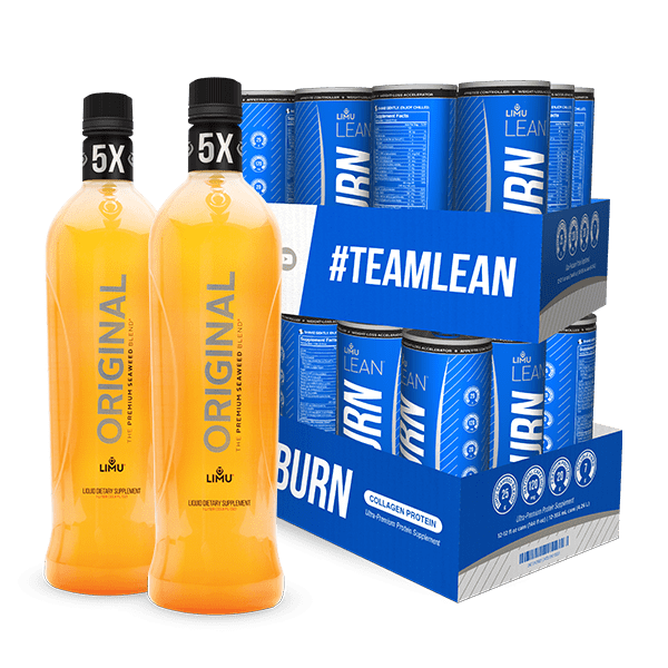 LIMU ORIGINAL® & LIMU LEAN® BURN Combo (2 bottles 24 cans) Store