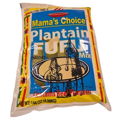 Plantain Fufu Mama&#39;s Choice 144 Oz 10lb