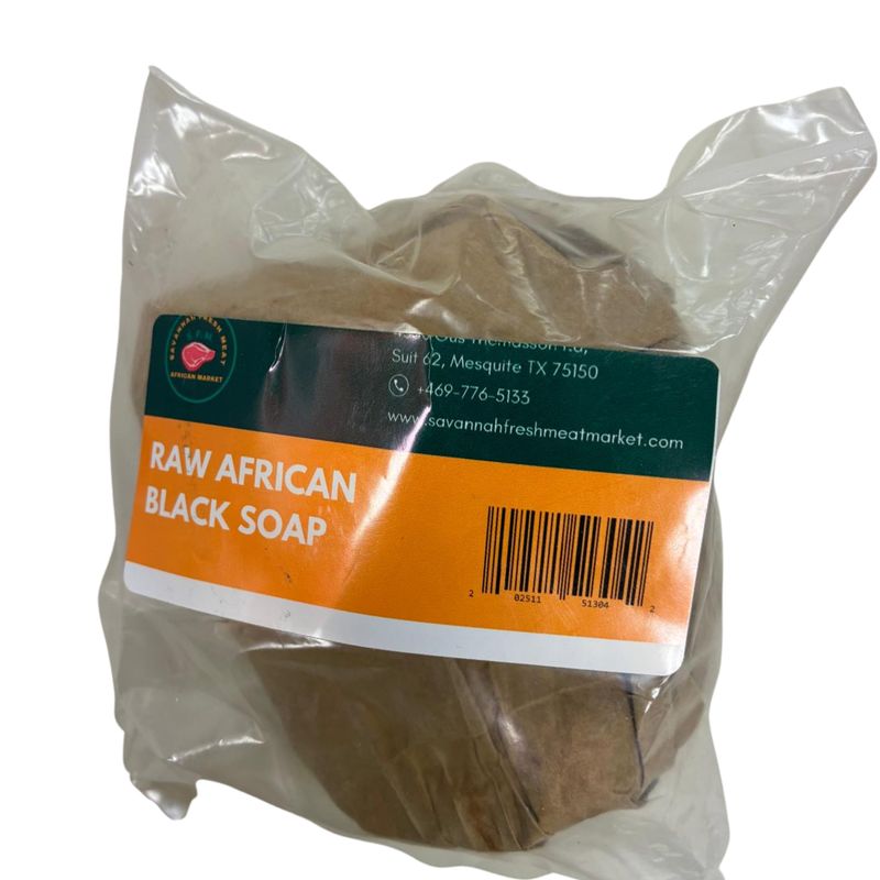 Raw African Black Soap