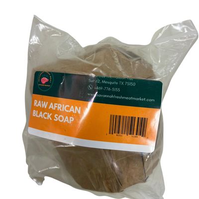 Raw African Black Soap