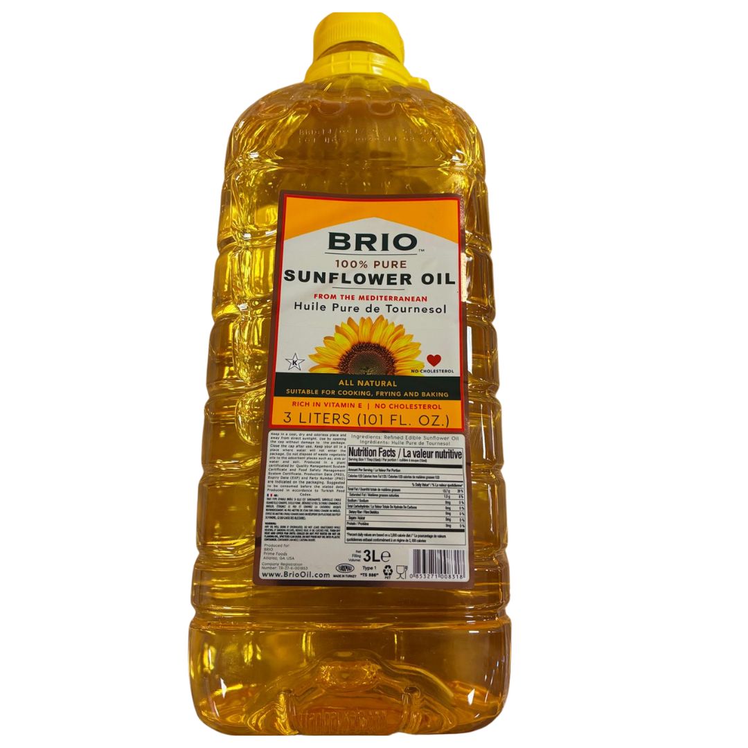 Brio sunflower oil 3 litters