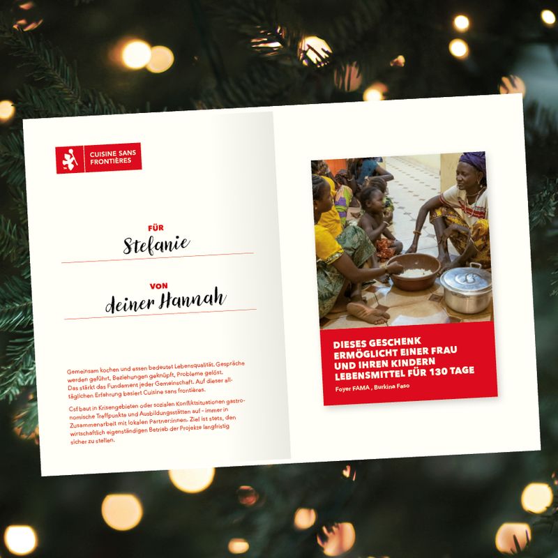 Geschenkkarte Burkina Faso