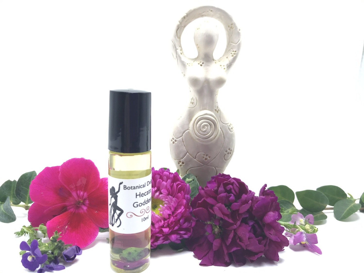 HECATE GODDESS Roller A Crystal Infused Intention Oil, Seductive Oil