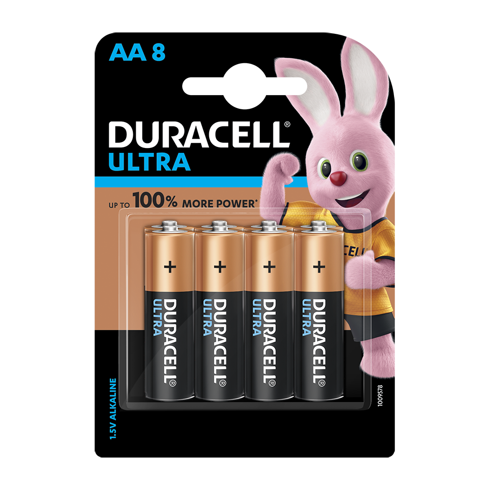 Duracell Ultra AA, 8 Batteries Rs.305 LT Online Store