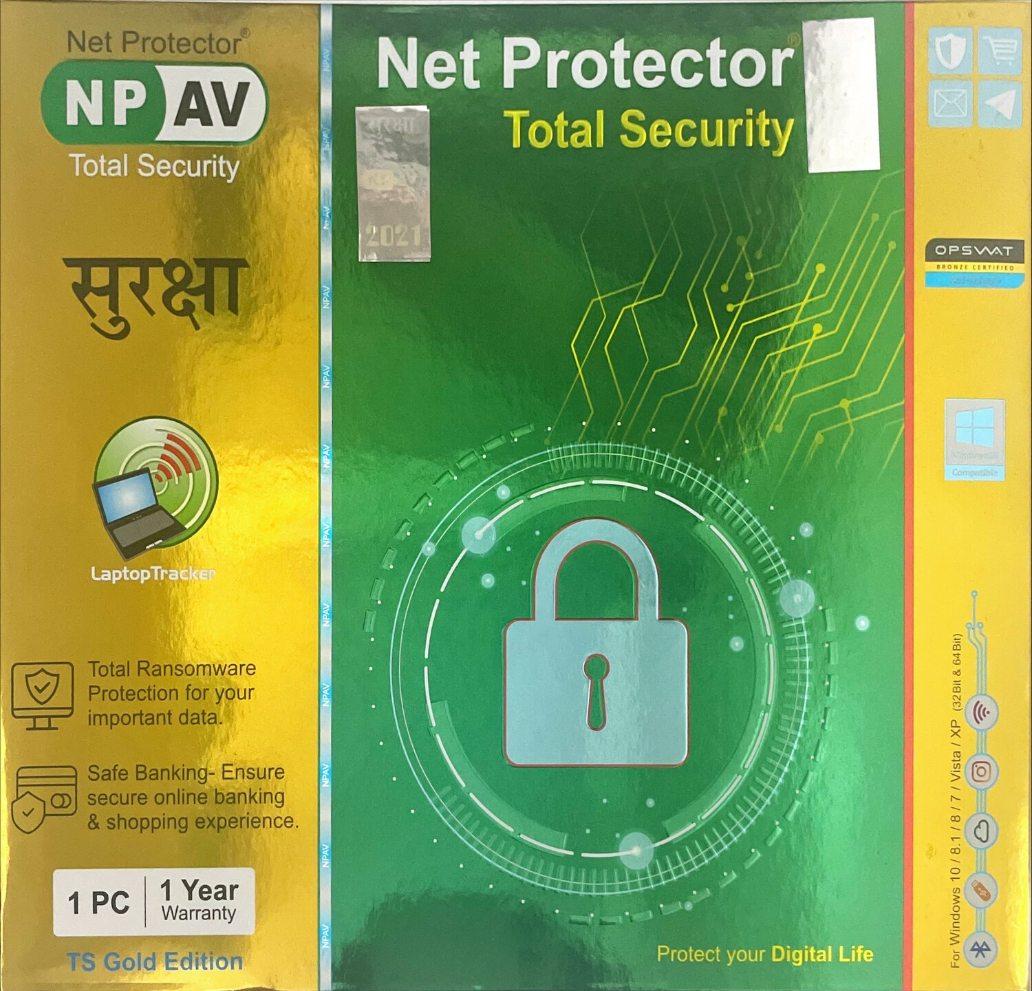 Net Protector Total Security, 1 User, 1 Year, Rs.310 Up to 80 OFF