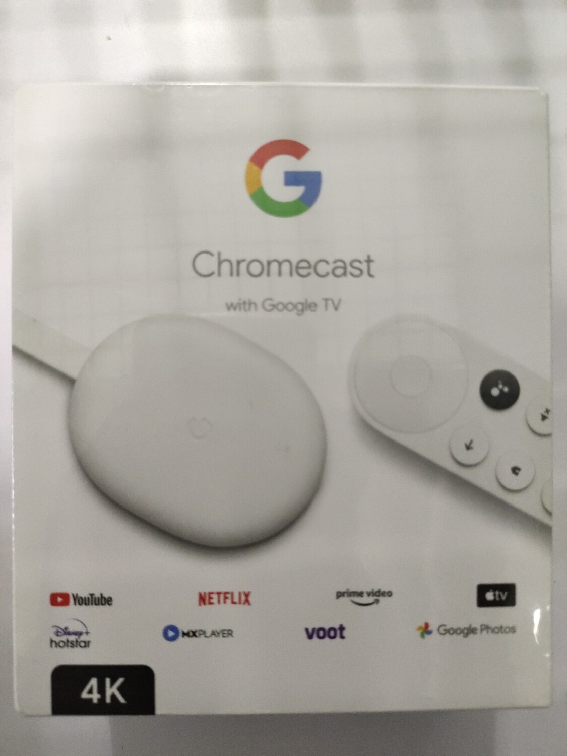Google Chromecast with TV (4K) Media Streaming Device Rs.4950 LT