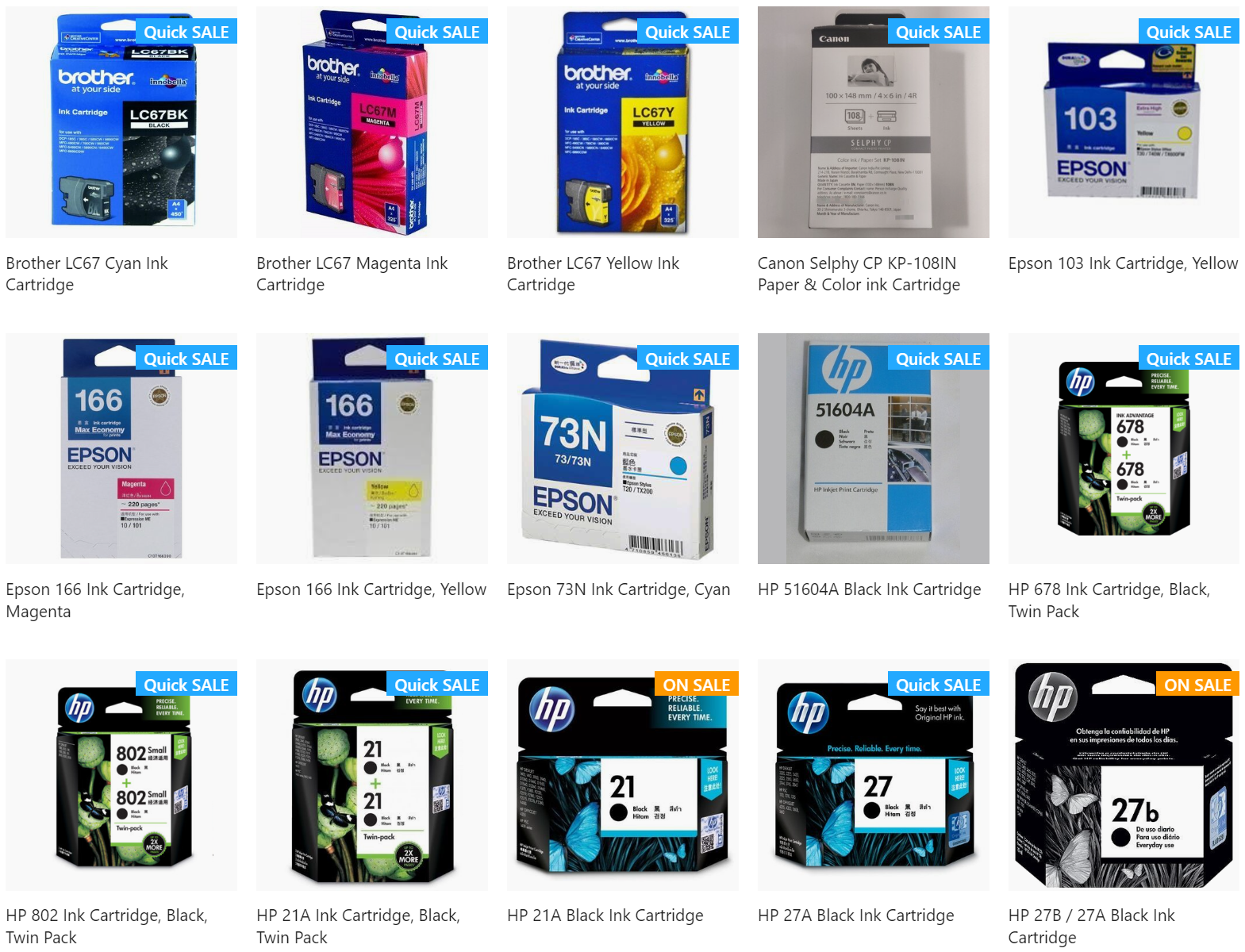 Ink Cartridge LT Online Store