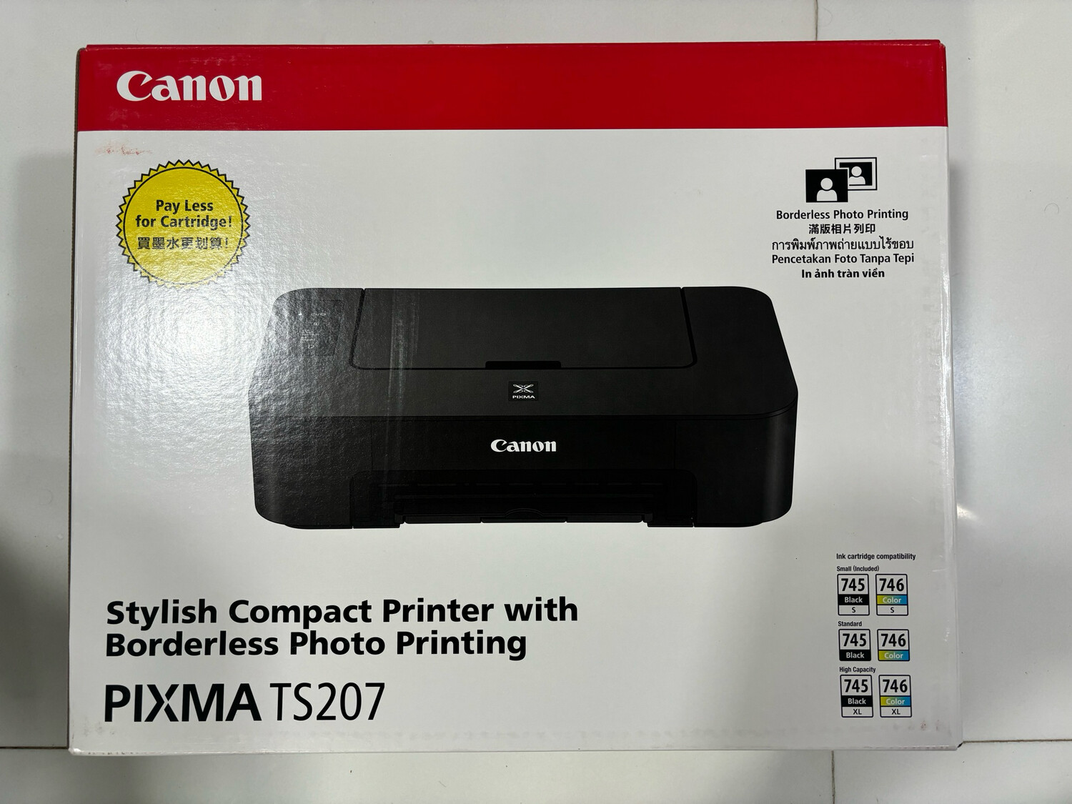 Canon Pixma TS207 Single Function Ink Printer Rs.2590 LT Online Store