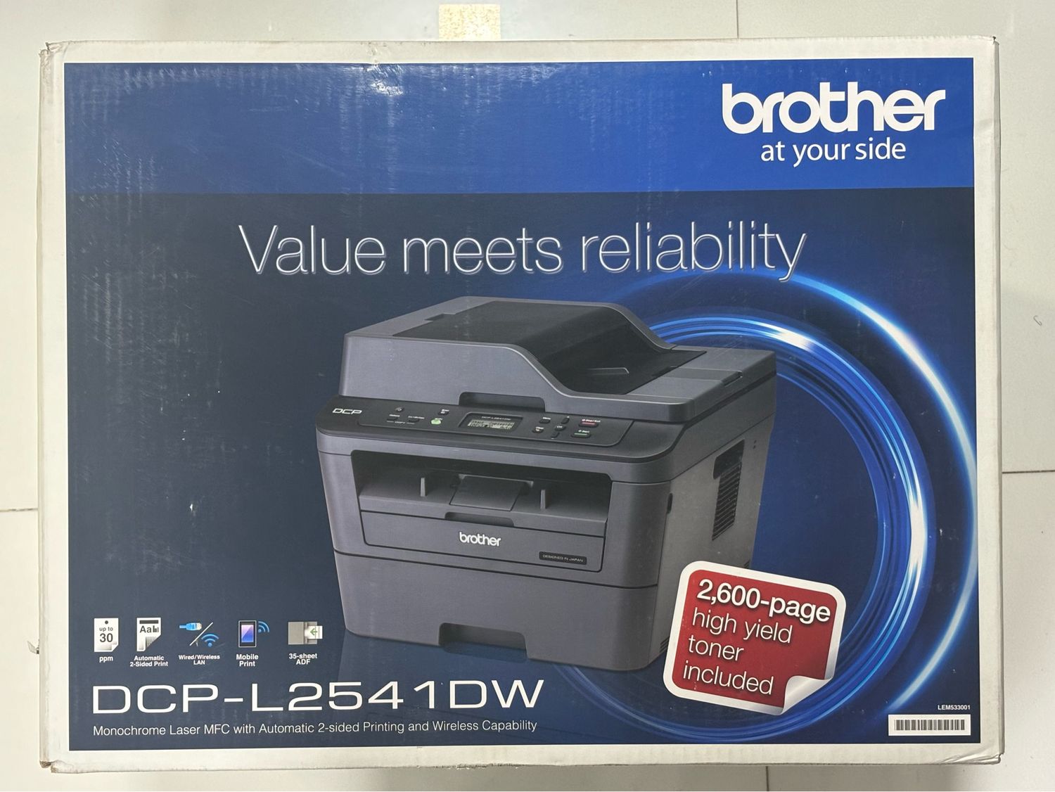 Brother L2541DW MultiFunction Laser Printer Rs.24490 LT Online Store