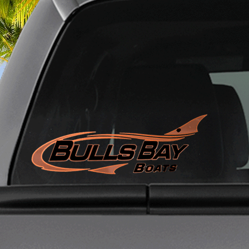 Bulls Bay Window Decal 10"