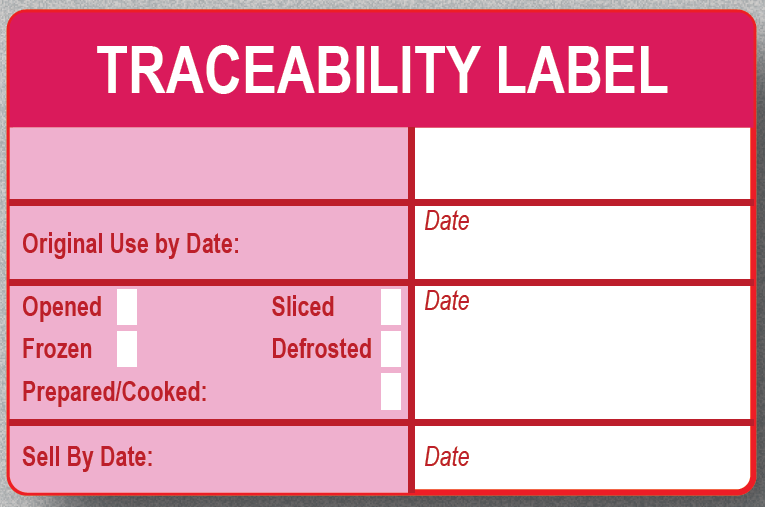 Traceability label, 10 rolls per box Store Advanced Labels