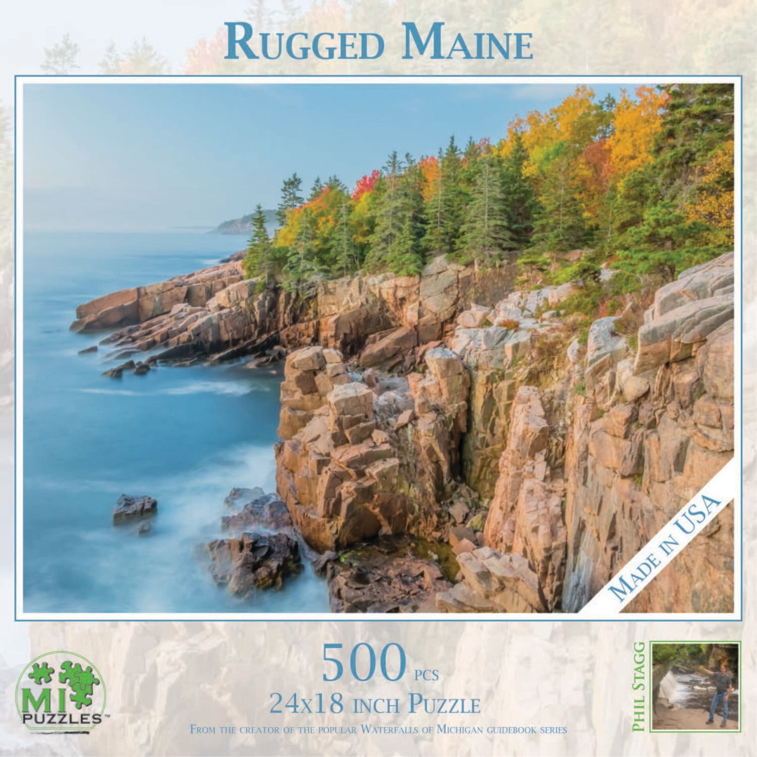 RUGGED MAINE JIGSAW PUZZLE MI PUZZLES