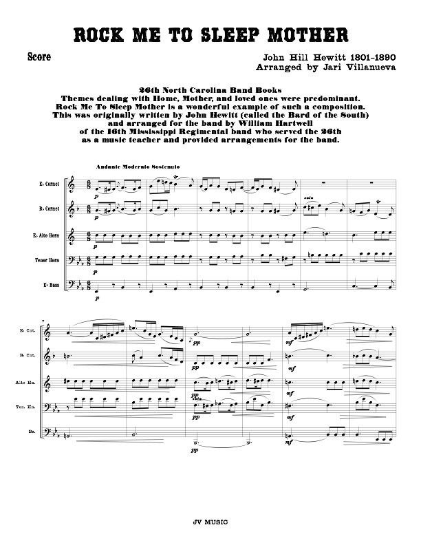 Rock Me to Sleep Mother Music Catalogue