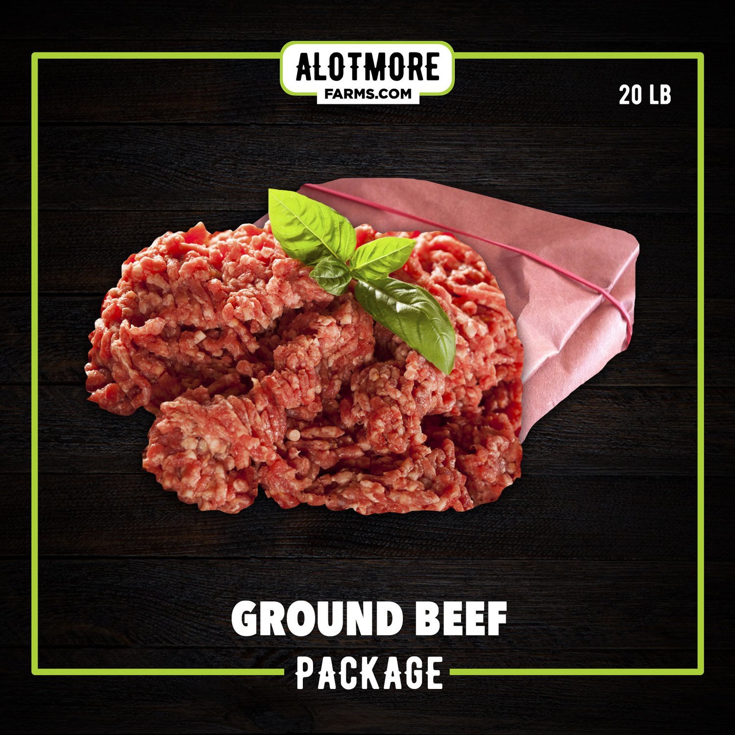 Ground Beef Package (20lbs)