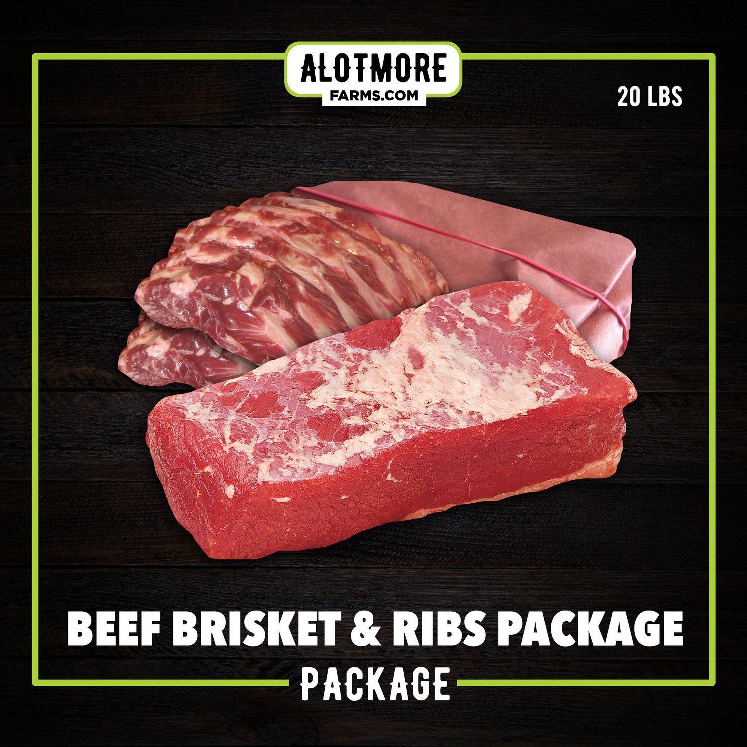 Beef Brisket & Beef Ribs Package (20lbs)