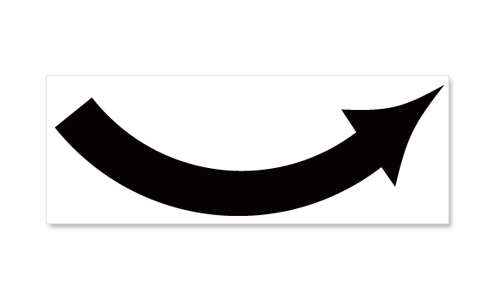 Download Universal Curved Arrow- Direction and Color Options