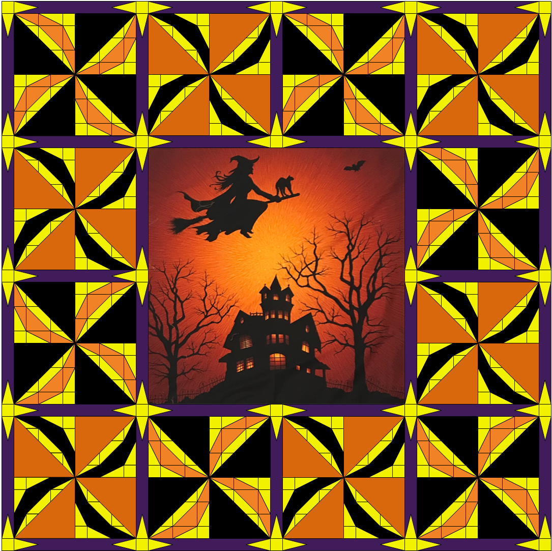 Halloween Spinning Pinwheel