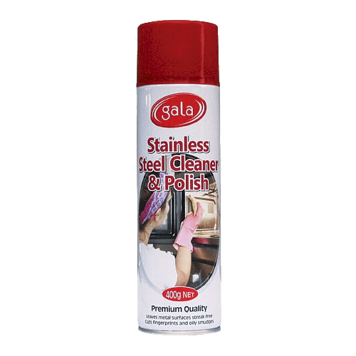 GALA STAINLESS STEEL CLEANER & POLISH 400G Cleaning Machinery