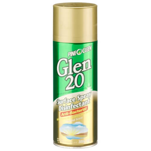 SURFACE SPRAY AND AIR FRESHENER GLEN 20 ORIGINAL SCENT 300G Cleanaux
