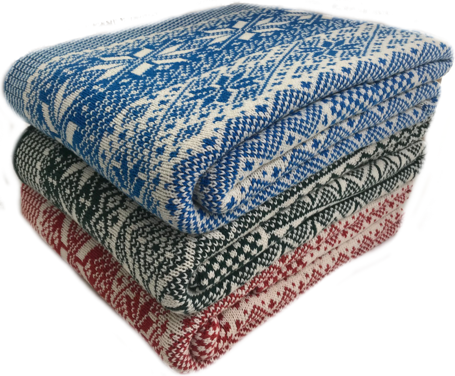 Snowflake DoubleSided Throw (3 colors available)