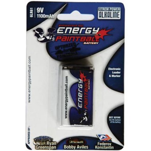 Energy Paintball 9v Batteries (Single)