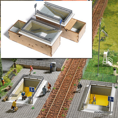 Busch H0 46019 Remolque con escalera LaFrance, Departamento de Bomberos