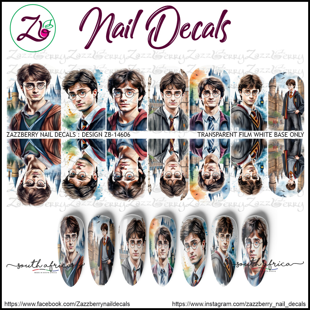 Harry Potter Nail Decals / Nail Art / Nail Stickers Largest Selection