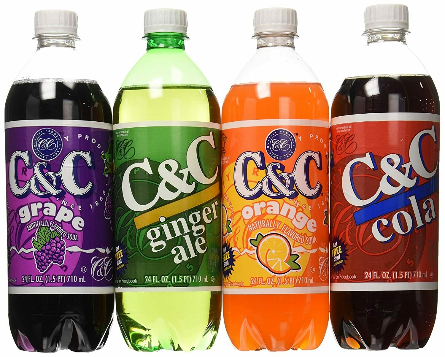 * C&C Tropical Variety Packs 24-24 Ounces Bottles