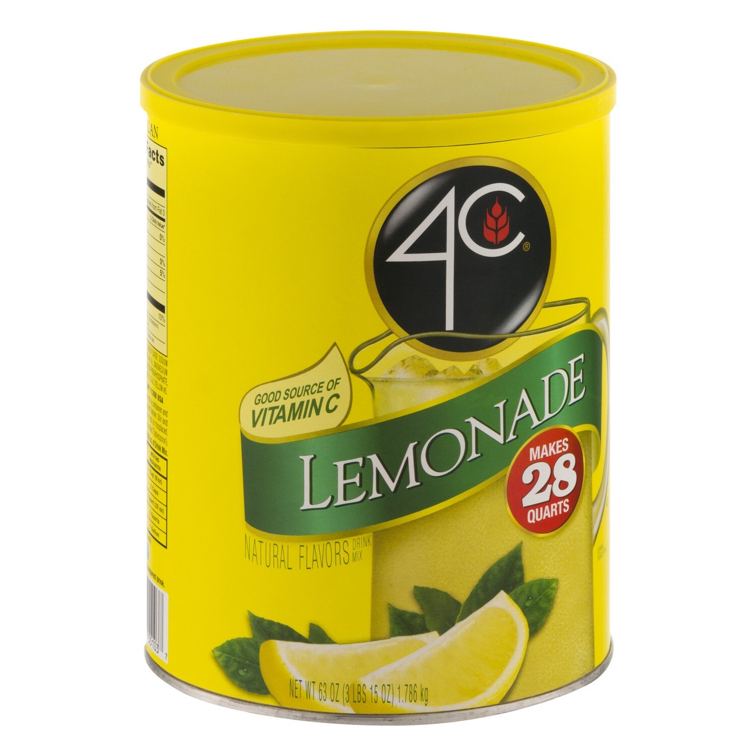 * 4C Lemonade Mix 28 Quarts