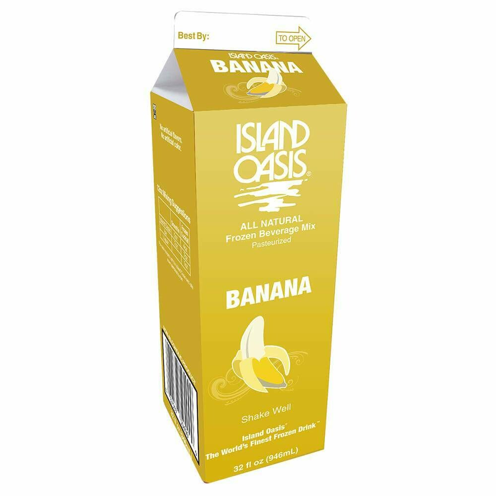 * Frozen Island Oasis Banana Smoothie Mix 1 Qt