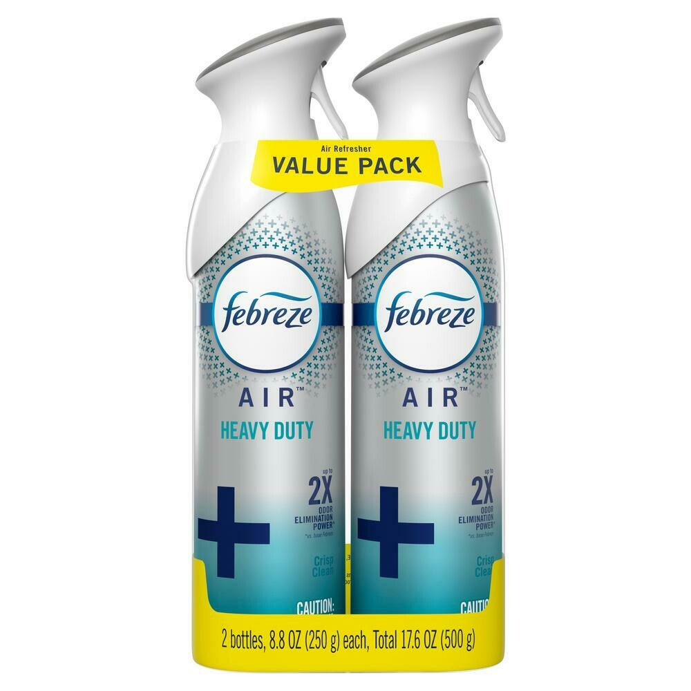 * Febreze Heavy Duty Crisp Clean 2 Pack
